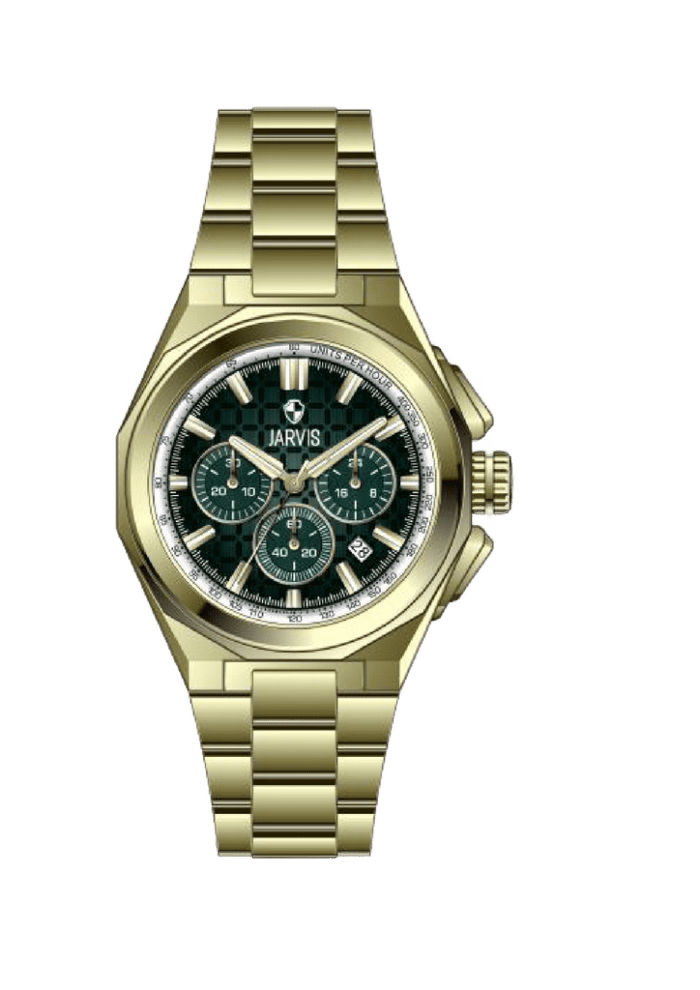 Jarvis Emerald Gold Chronograph