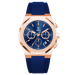 JARVIS Royal Blue Chrono – Rose Gold Edition