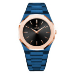 JARVIS Royal Blue Chrono – Rose Gold Edition