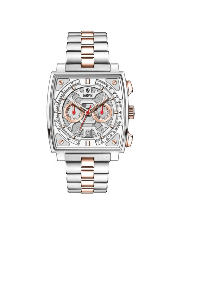 Jarvis Rose Silver Chronograph